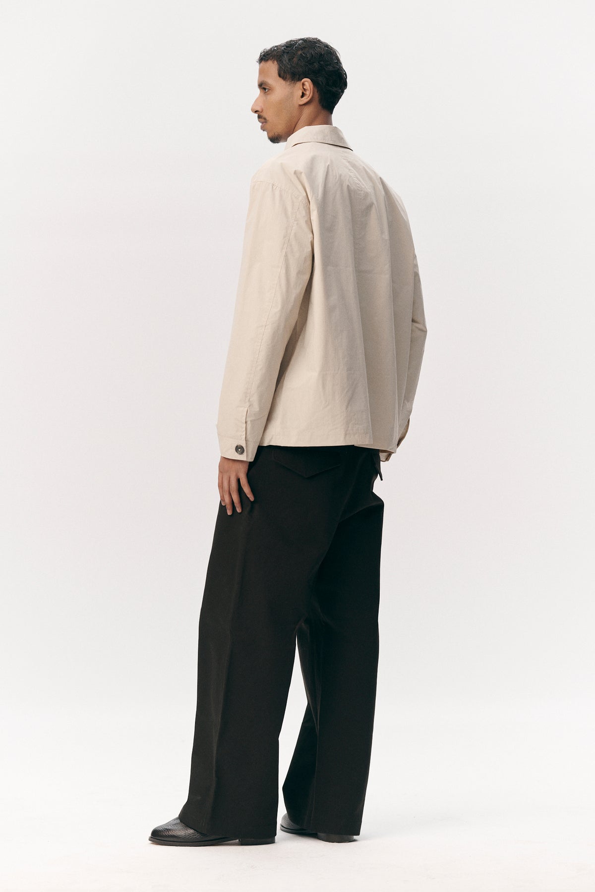 O-SHIRT NYLON SS26 BEIGE