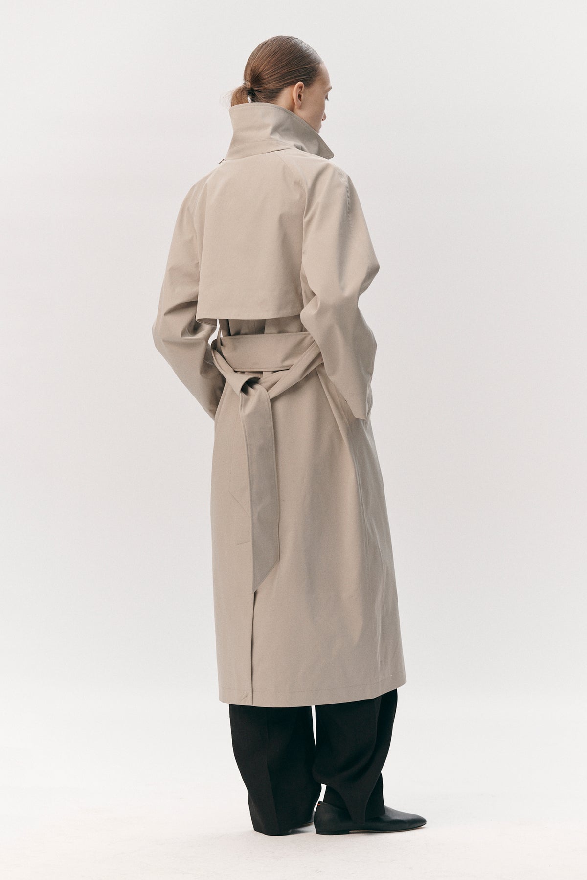 ROOMY TRENCH STRETCH TWILL SS26 LIGHT ARMY