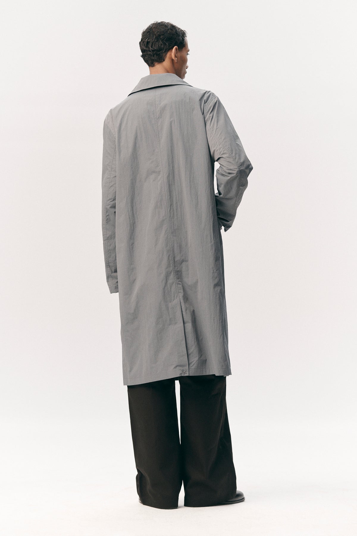 SHUVA C CRINCLE NYLON SS26 GREY BLUE