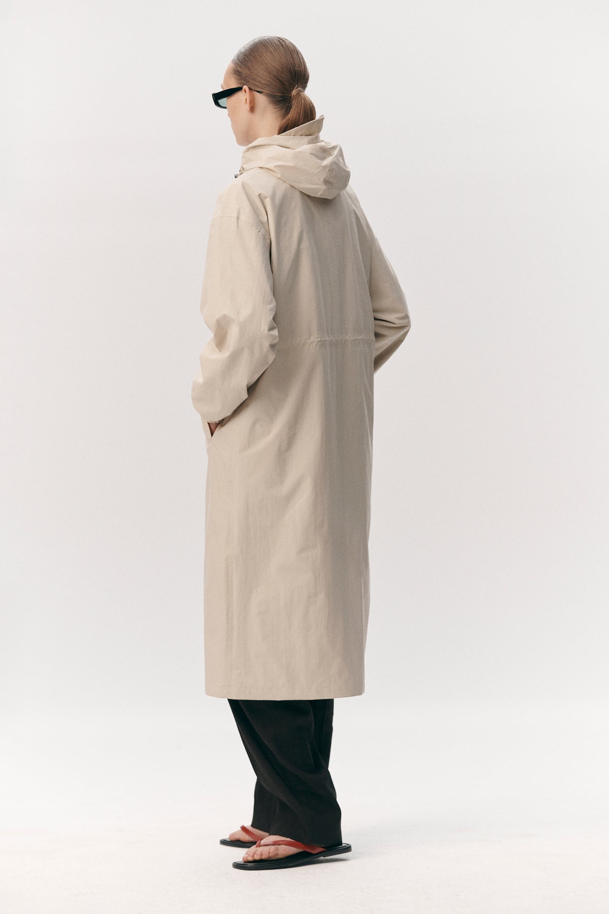 ROOMY LONG TUBE NYLON SS26 BEIGE