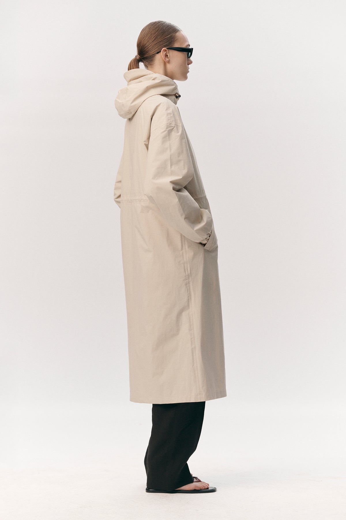 ROOMY LONG TUBE NYLON SS26 BEIGE