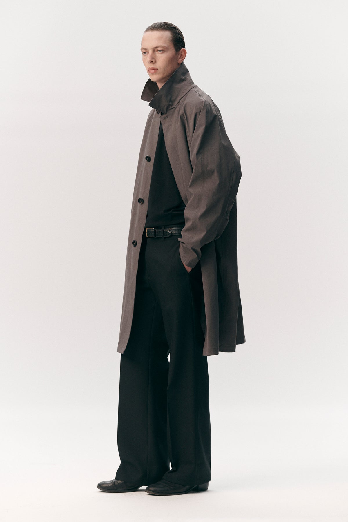 JOBA CARCOAT B RIPSTOP SS26 PURPLE GREY
