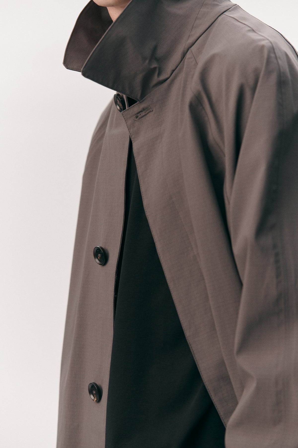JOBA CARCOAT B RIPSTOP SS26 PURPLE GREY
