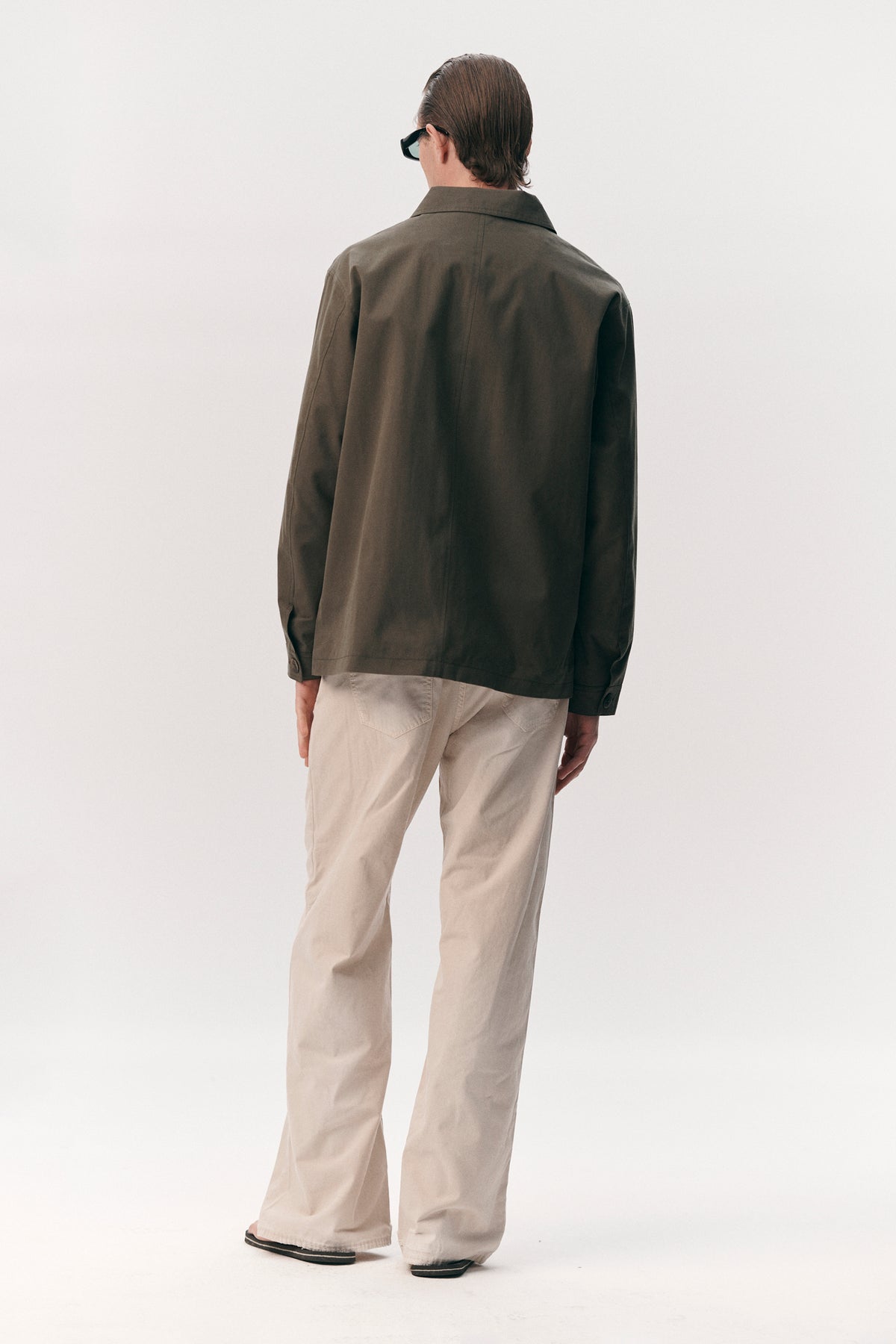 O-SHIRT BRUSHED COTTON SS26 ARMY
