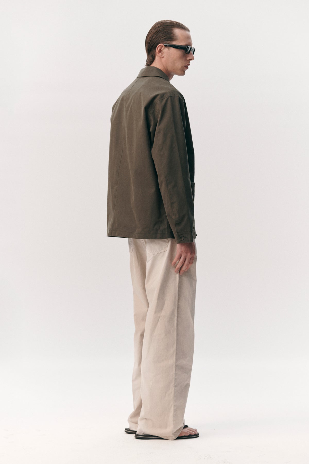 O-SHIRT BRUSHED COTTON SS26 ARMY