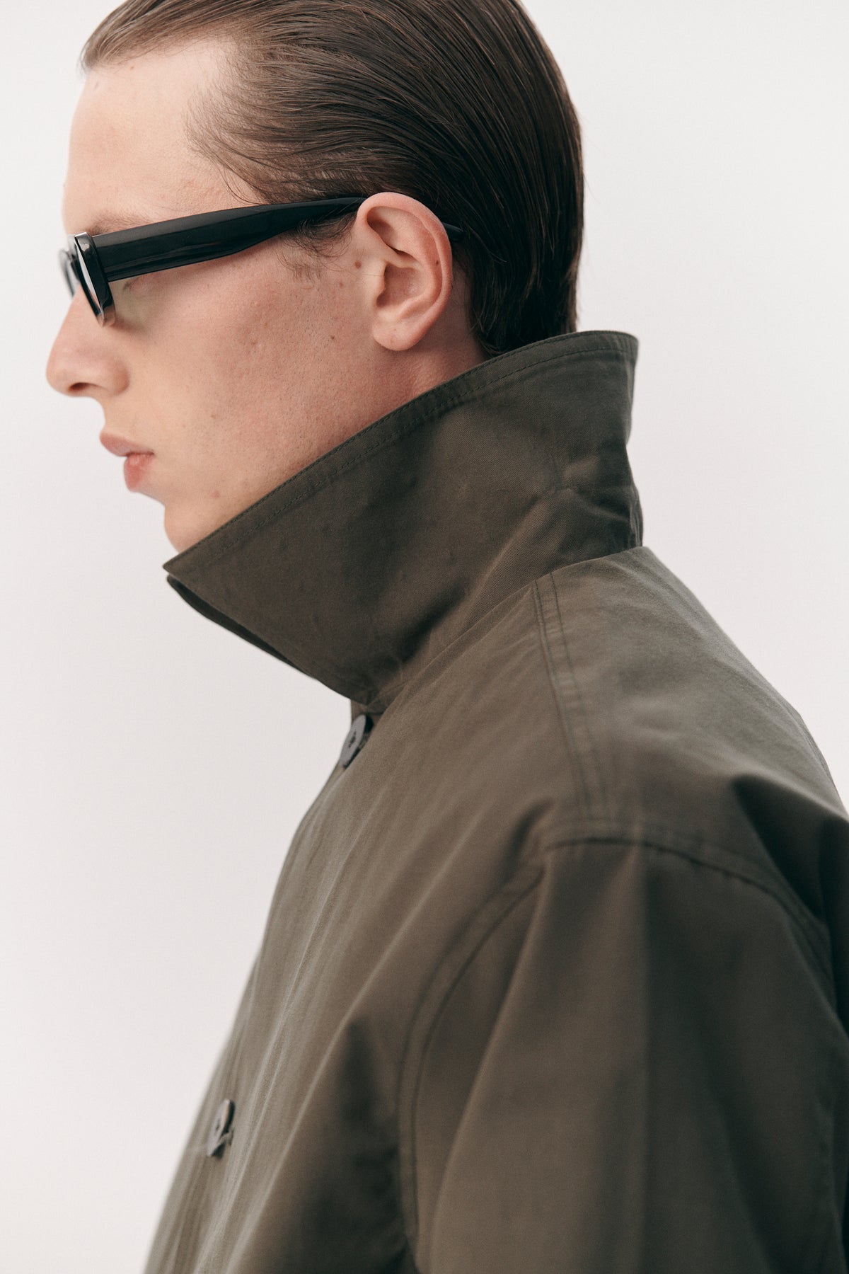 O-SHIRT BRUSHED COTTON SS26 ARMY