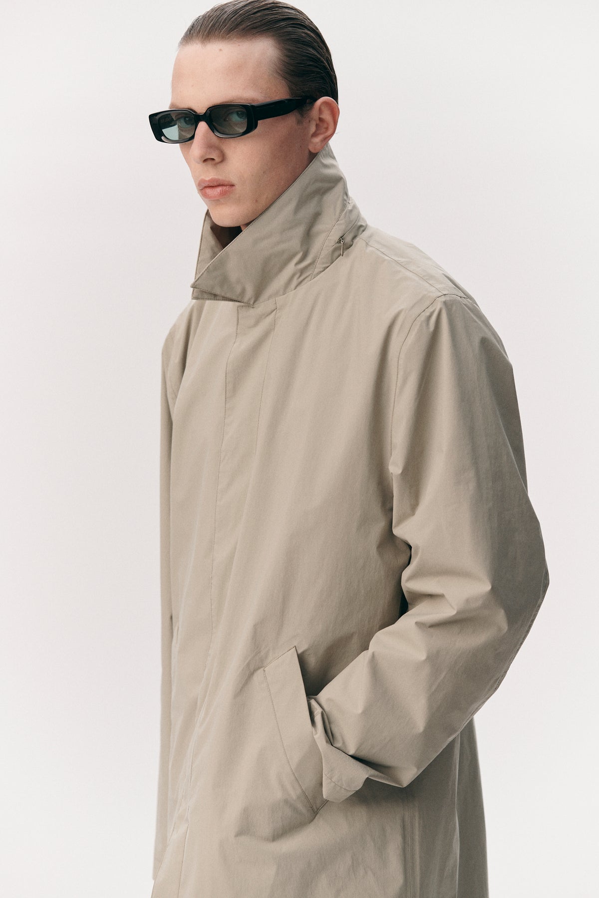 LONG DONG STRETCH NYLON SS26 LIGHT ARMY