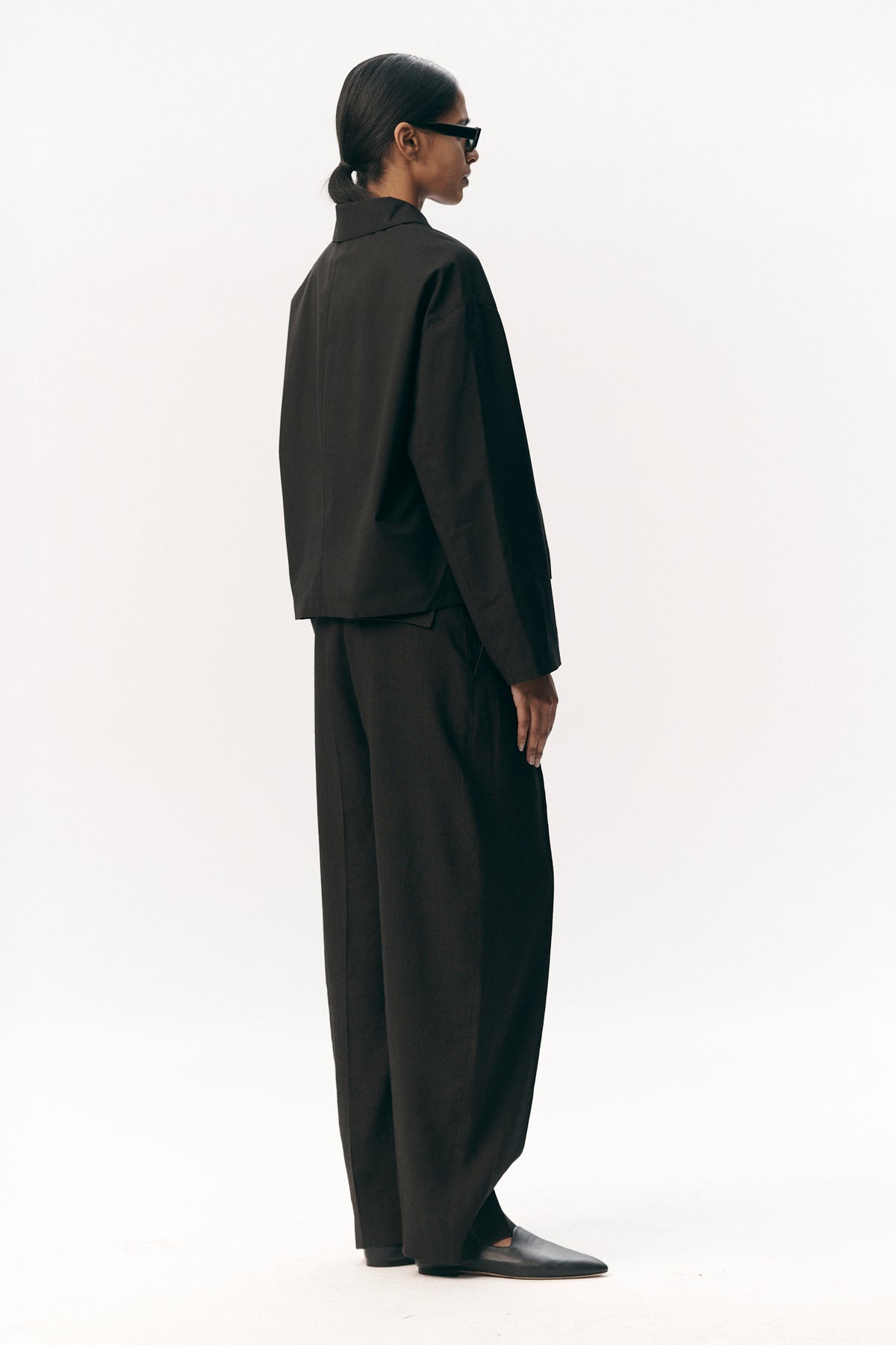 SHIRT JACKET GN SS26 BLACK