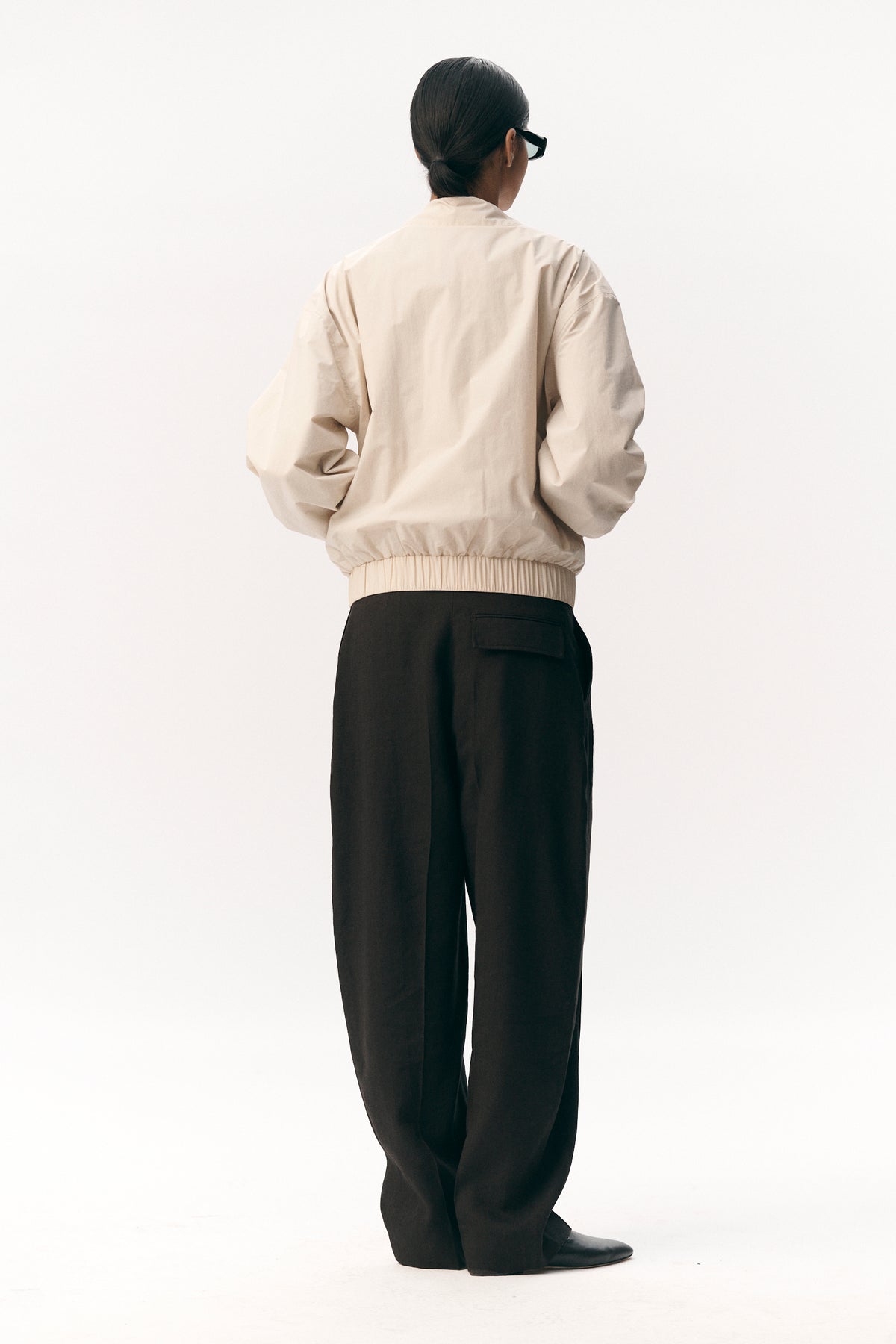 SHORT TRACKER WM NYLON SS26 BEIGE