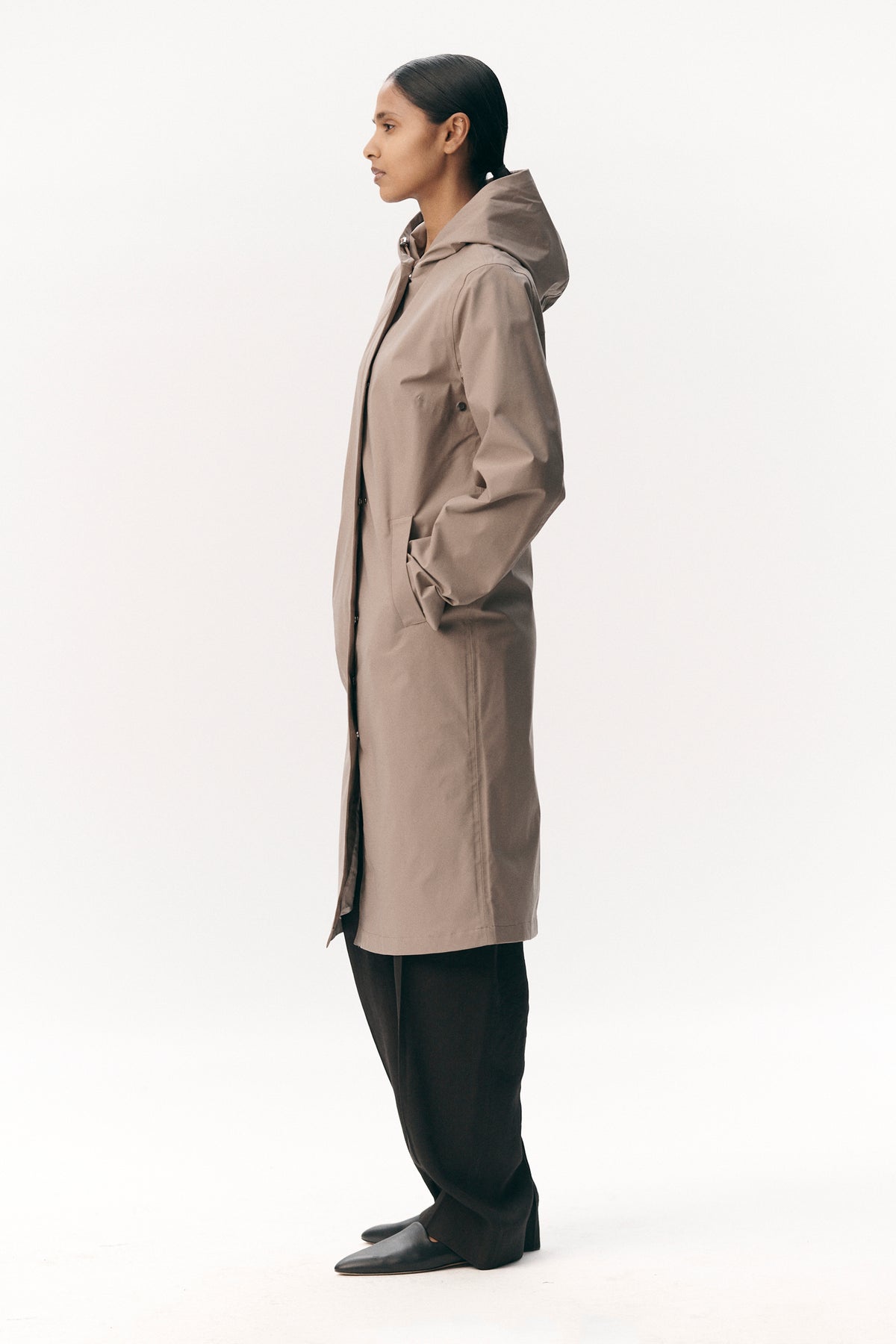 NOT SO LONG TUBE STRETCH TWILL SS26 LIGHT ARMY