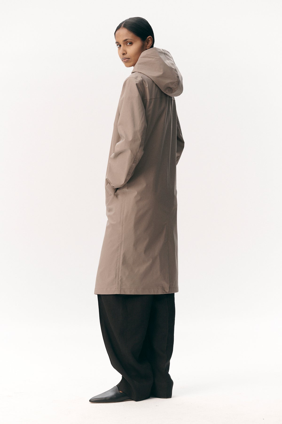 NOT SO LONG TUBE STRETCH TWILL SS26 LIGHT ARMY