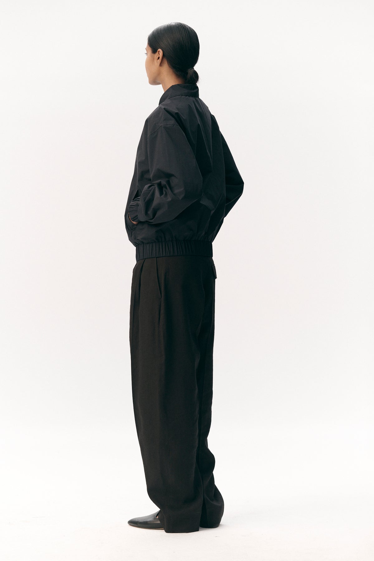 SHORT TRACKER WM NYLON SS26 NAVY