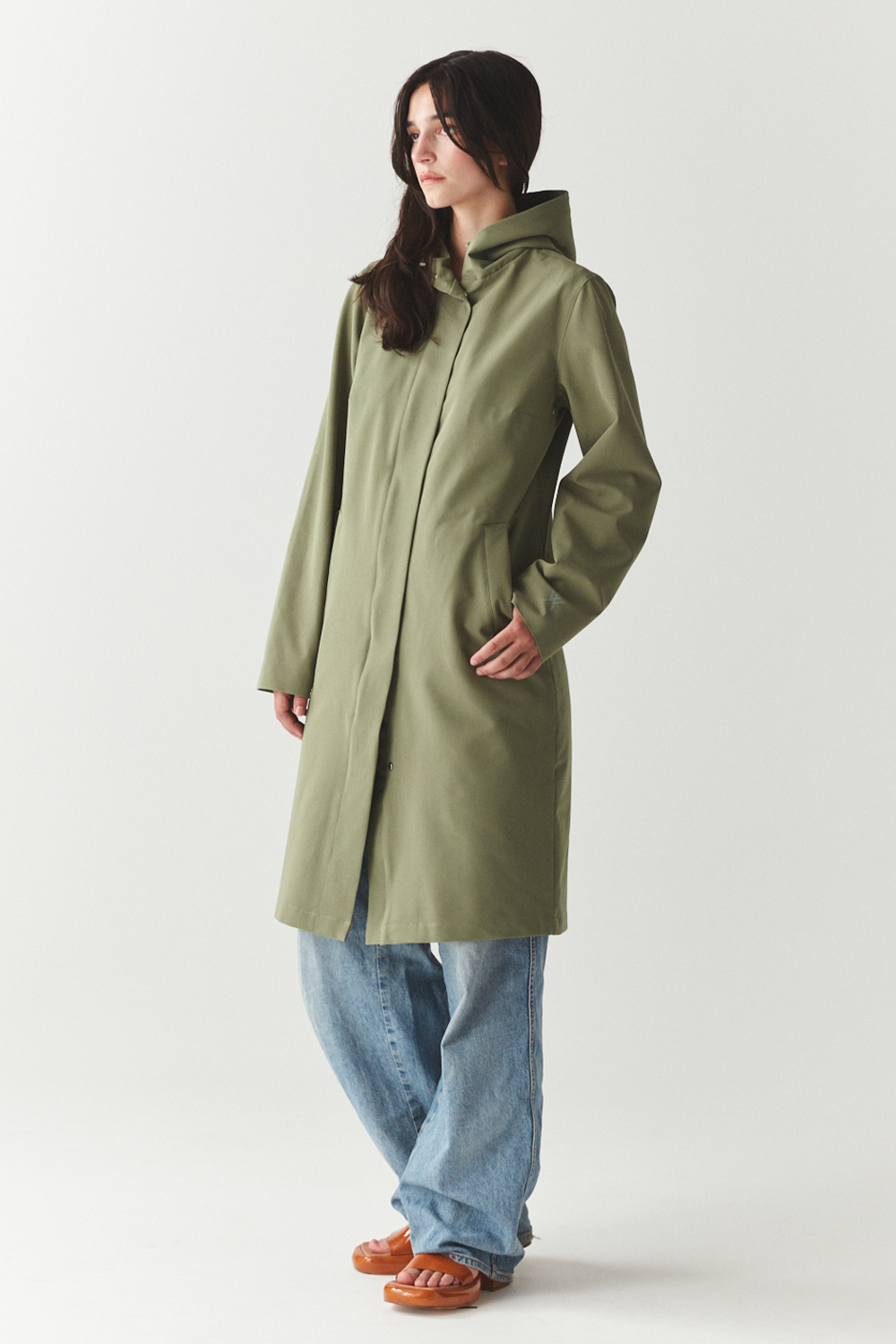 NOT SO LONG TUBE STRETCH TWILL SS'24 LIGHT ARMY