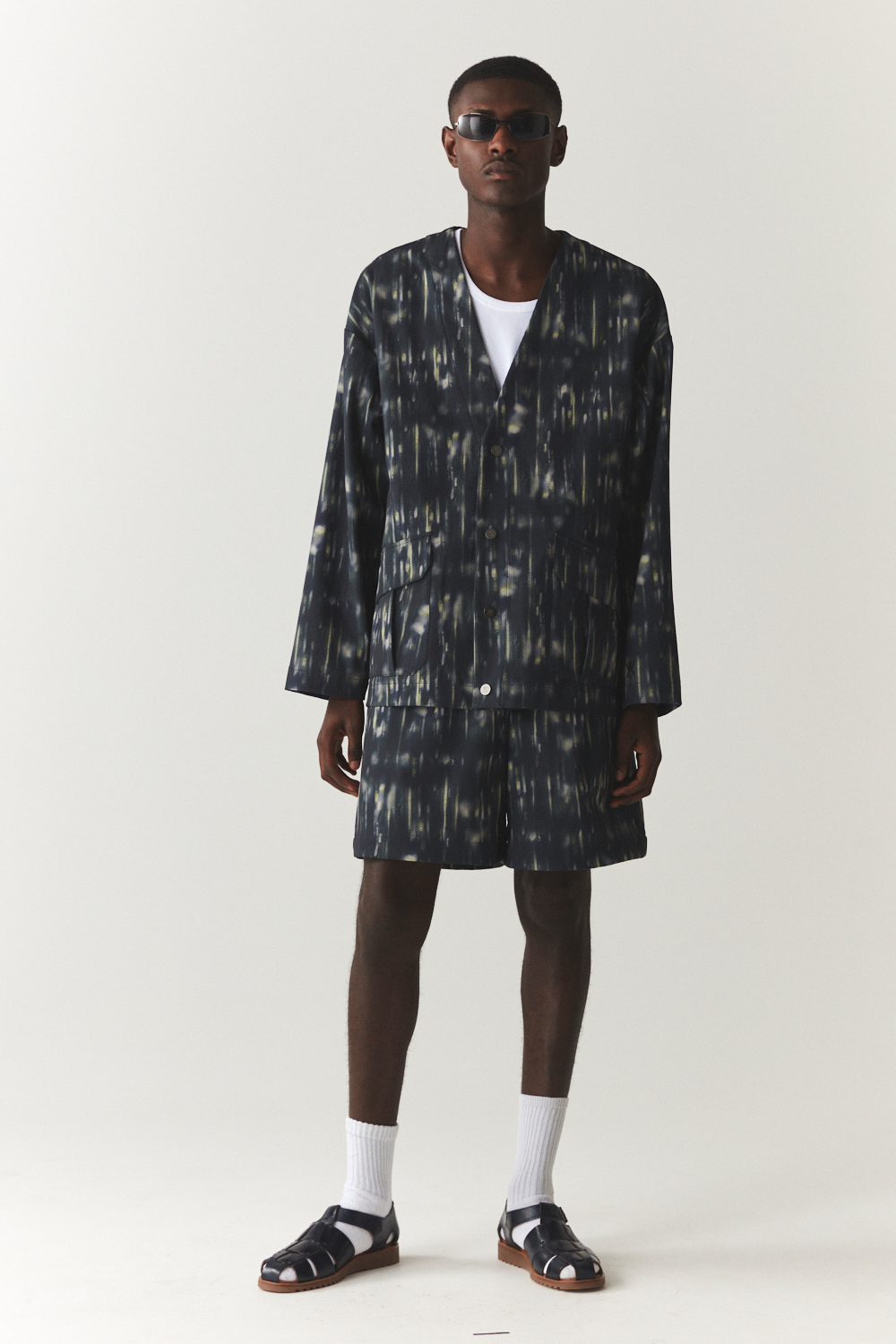 LINER PRINTED UNI SS'24 NAVY