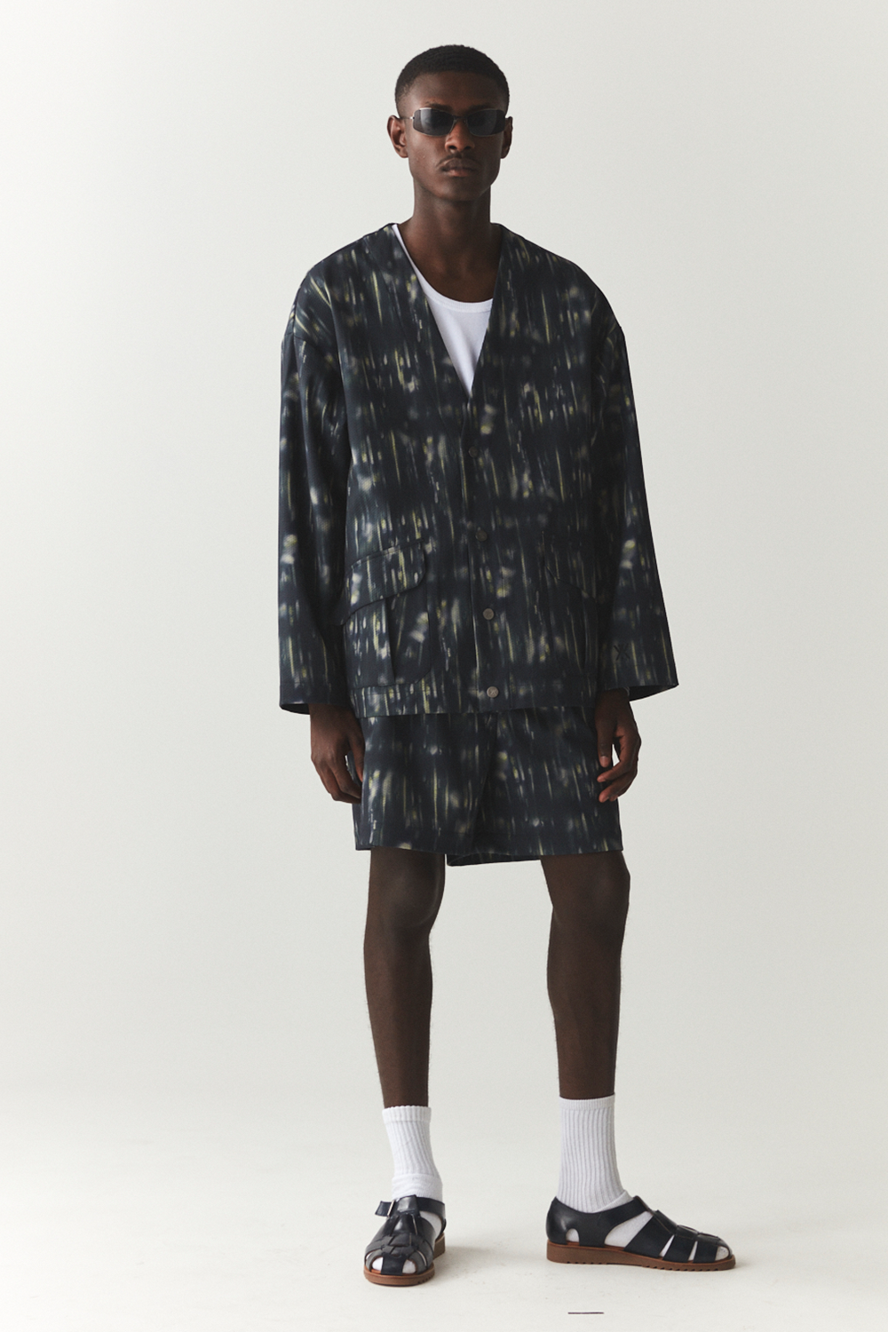 LINER PRINTED UNI SS'24 NAVY